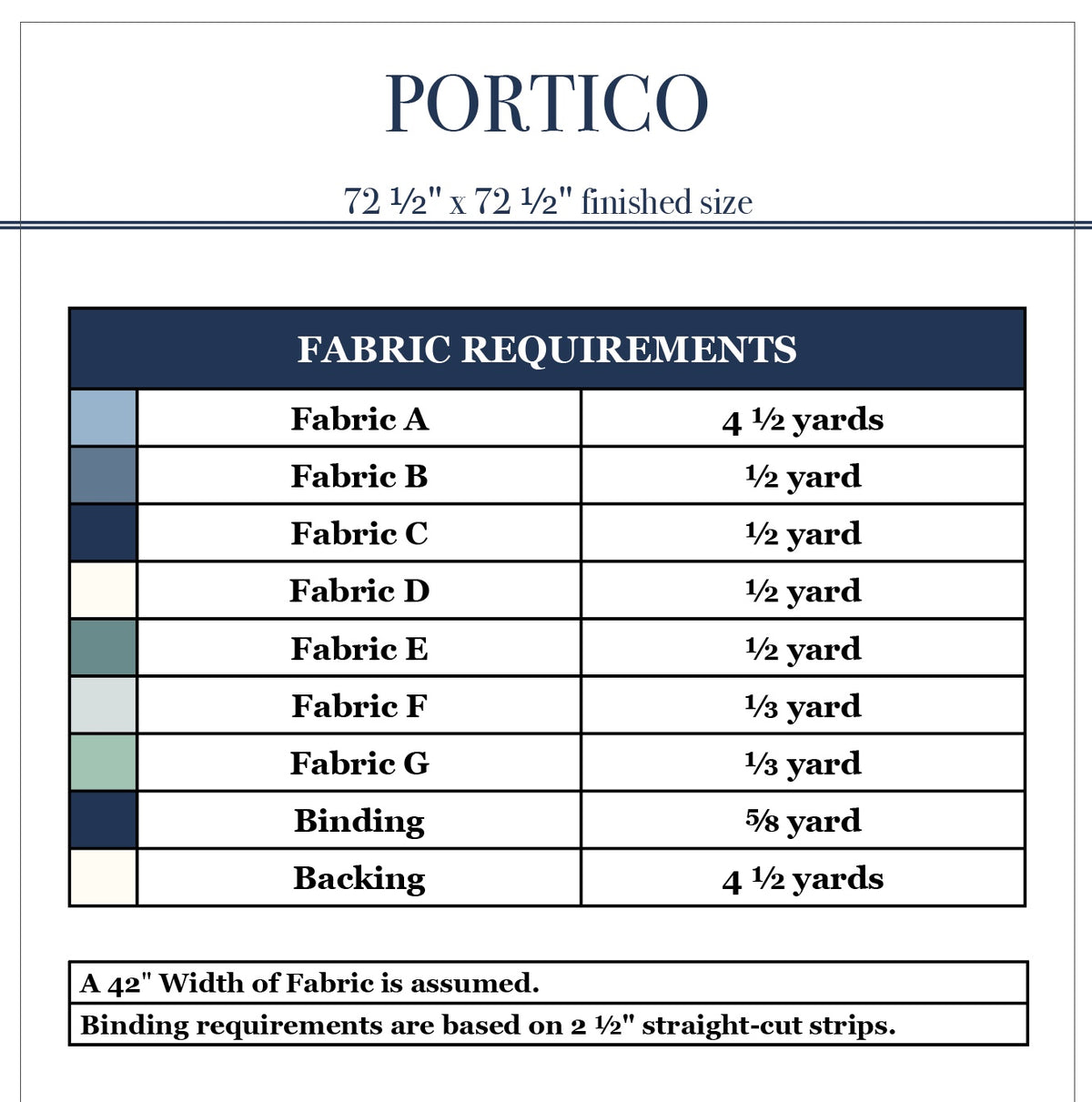 Portico Quilt Pattern PDF